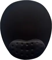 BRILA Large Mouse Pad with Wrist Support - Comfy Ergonomic Soft Memory Foam Wrist Rest Cushion Pad - XXL Non-Slip Gaming Mouse Mat for Computer Laptop - Pain Relief