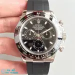 ROLEX DAYTONA勞力士 迪通拿 黑面膠帶 機械錶 男士腕錶 商務腕錶 手錶