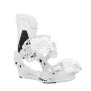 Nidecker Kaon Unisex Snowboard Bindings, White, Large