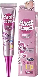 Color Changing Blush - Temperature Change Blush Rouge Stick - Buildable Makeup Blusher for Travel Dating Outdoor Performance Vacation