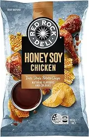 Red Rock Deli Soy Chicken Flavour Potato Chips 165 g