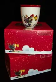 Williams Sonoma Nordic Elf Mugs NEW Set of 8 2 Boxes 2008 #