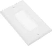 Cabilock 2pcs Media Brush Panel for Efficient Wall Cable Brush Plate for Organized Wiring -Through Design and Speaker Wires