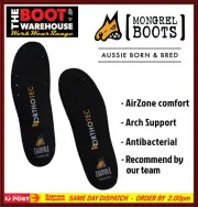Mongrel Footbed 4 Work Boots. Insoles. Innersoles. Original Replacement Footbeds