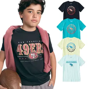 Abercrombie & Fitch A&F AF A & F 麋鹿 男性男孩 KIDS 短袖T恤 短袖上衣