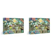 2x 100pc eeBoo Jigsaw Puzzle Love of Nocturnal Life 61x40.6cm Learning Game 5+