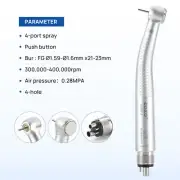 COXO Dental Air Turbine High Speed Handpiece Torque Generator 4 Holes Coupler