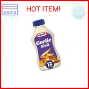 Kraft Garlic Aioli, 12 fl oz Bottle