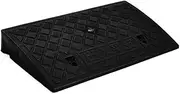 Rubber Threshold Door Step Ramp Safety Ramp Wheelchair Ramps, Home Threshold Ramps Portable Step Uphill Pad Service Ramps Plastic Slope Pad (Color : Black, Size : 50 * 27 * 9CM)