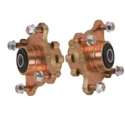 2x 17mm 4 Stud Front Disc Brake Wheel Hub for Go Kart ATV Quad Buggy Dune Drift