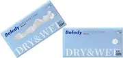 Boledy Soft Facial Towel, Large Thick Cotton Facial Tissue, Lint Free Face Cleansing Wipes, Ultra Absorbent Disposable Face Towel, Makeup Removing Wipes for Sensitive Skin, Dry Wipe (160 Count(pack of 2))