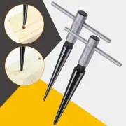 New Two Tapered Reamers T Handle Chamfer Bridge Pin Hole Hand Held Reamer