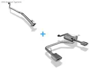 Stainless Steel Duplex Racing System Honda Civic 7 Coupe Em Per 135x80mm
