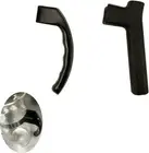 2 Pack Coffee Maker Handle Replacement Open Type Grip for Coffee Percolator Pot