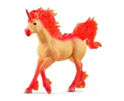Schleich Kids/Childrens Toy Replica Figurine Elementa Fire Unicorn Stallion 3y+