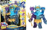 Heroes Of Goo Jit Zu Deep Goo Sea King Hydra with Triple Attack 3 in 1 Goo Power. Plus Light and Sound Battle Action! Stretchy, Squishy, Gooey, 35+ Sounds, Lights Up for Battle Action