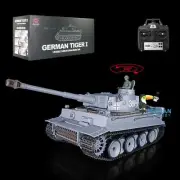 2.4Ghz Henglong 7.0 1/16 Scale German Tiger I RTR RC Tank 3818 Plastic Ver Model