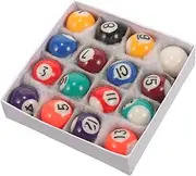 Mini Pool Balls Billiard Set Set of Resin Billiard Balls for Boys and Girls for Training and Fun