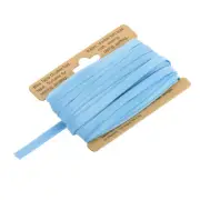1/4 Inch Double Fold Bias Tape Continuous Bulk Bias Tape Light Blue 10 Yards