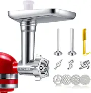 Metal Food Grinder Attachments for Kitchenaid Stand Mixers, Meat Grinder