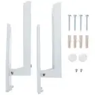 2pcs L- Shaped Bracket Floating Shelf Bracket Microwave Stand Bracket