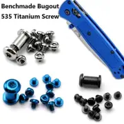 Replacement Alloy T6 Shank Handle Screws Spindle Set For Benchmade Bugout 535 K