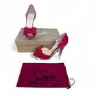 Christian Louboutin Joli Noeud Dorsay Red Patent Bow Heels | Size 36
