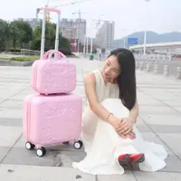 在飛比找ETMall東森購物網優惠-凱蒂貓16寸韓版可愛迷你行李箱