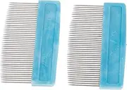 SWOOMEY 2pcs Bow Comb Horse Hair Violin Bow Violin Accessories Luthier Tools Violin Supplies Iron Silver