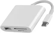 SEWACC USB Type Adapter Multi Memory Card Reader with USB High Speed Transmission for Cards Compatible with Laptops and Devices Durable and Practical Design