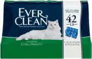 Extra Strength Clumping Unscented Cat Litter, 42 Lbs.