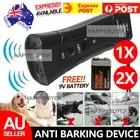 1/2x Anti Bark Device Ultrasonic Dog Barking Control Stop Repeller Trainer Train