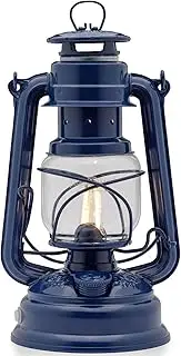 FEUERHAND 14032 Outdoor Lantern, Fuerhand LED Lantern, BS276 (Cobalt Blue)