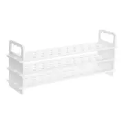 Eisco Labs Test Tube Rack, Holds 31x 13mm Tubes - Polypropylene