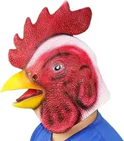 Chicken Head Mask Cock Mask for Halloween Costume Party Carnival Prop