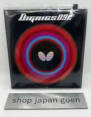Table Tennis Rubber Dignx 09C Butterfly BUTTERFLY Soft Back Tension Black Extra