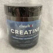 duwhot Sugar Free Creatine Monohydrate Gummies 5000mg 120 Mixed Berry. Sealed