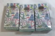 3 Packs Design Design Pocket Tissues Hankies Packages Bridal Wedding Theme