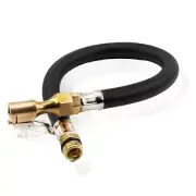 1 Pcs Black Tire Inflator Extension Tube, Tire Inflation Gauge Accessories,