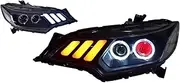 Car Lights Compatible For Honda Jazz Fit Headlights 2014-2020 LED Projetor Head Lamp Daytime Running Light Automotive Accessories