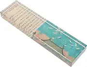 JOINPAYA Chinese Calligraphy Paper Weights Glass Hand Blown Decorative Paperweight For Calligraphy Practice Painting Writing Drawing Supplies