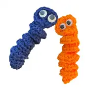 Handmade Emotional Support Worry Worm Gift, Crochet Worry Worm1565