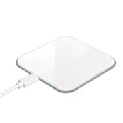 2 Colors 5W Output 5.8mm Thin Mini Wireless Charger for iPhone 11 Pro XR X for Samsung Xiaomi Huawei SILVER COLOR
