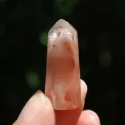 Isis Face Channeler Amphibole Quartz Crystal Mini Tower, Angel Phantom Lithium Q