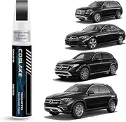 COSLAKE Car Touch Up Paint(Obsidian Black Metallic(197/9197)) for Mercedes-Benz, Car Paint Scratch Repair Kit, Quick & Easy Solution to Repair, 2 in 1 Scratch Remover Pen with Color-Matched