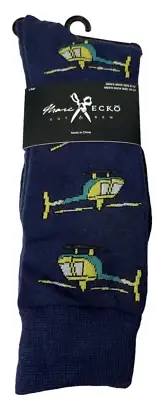 MARC ECKO Cut & Sew Mens Socks “Helicopter” Navy NWT