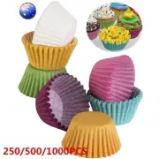 250-1000x Round Cup Cake Muffin Cupcake Case DIY Bake Mold Baking Mould Paper