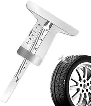 Tire Tread Depth Gauge - Tire Wear Depth Gauge,Easy Reading Depth Tool, Stainless Steel Tyre Repair Accurate Measurement