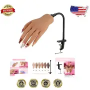 Eco-Friendly Silicone Nail Training Mannequin Hand – Perfect for Art Practice