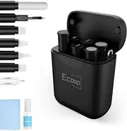 Ecasp iPhone Cleaning Kit, Multi-Tool AirPod Cleaner Kit, Cell Phone Cleaning Repair and Recovery iPhone and iPad (Type C)Charging Port, Lightning Cables and Connectors, Easy to Store and Carry（black)